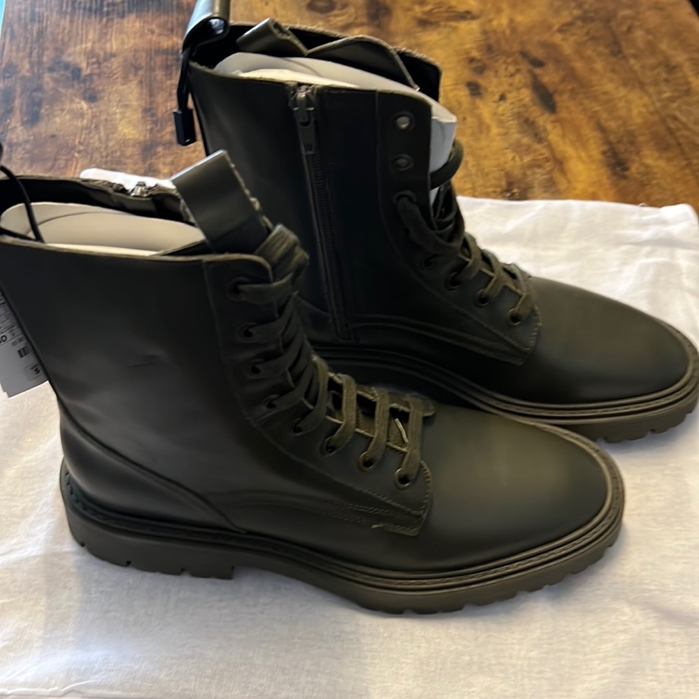 Zara Green boots size 40 (9)